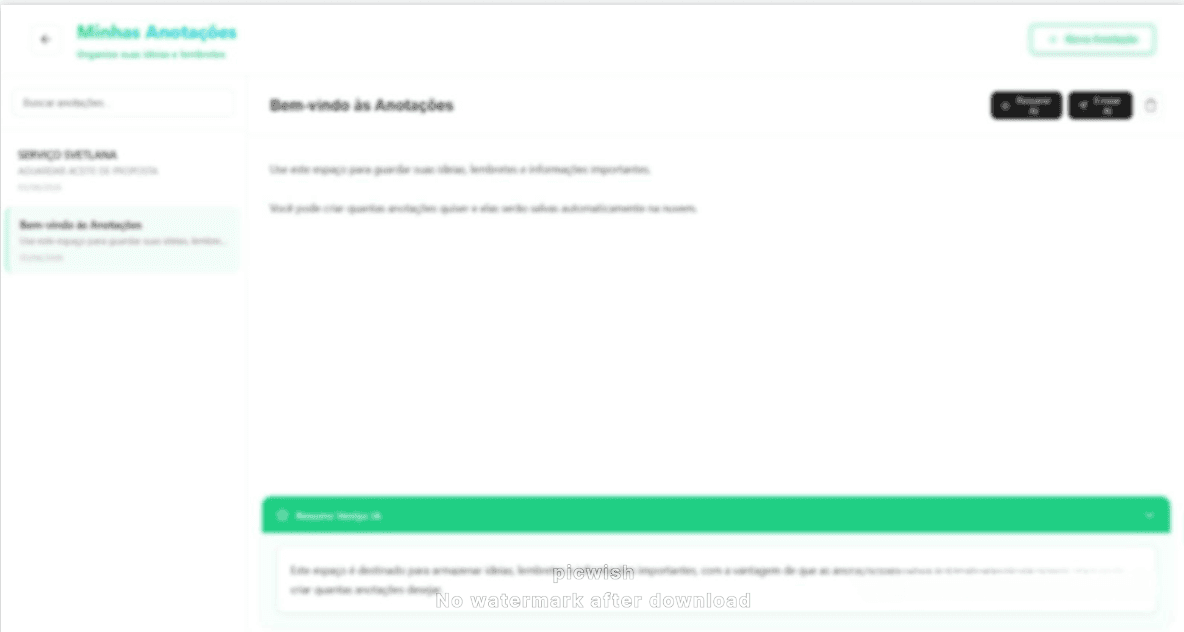 IA integrada com anotações e dados